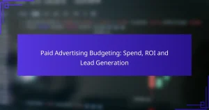 Paid Advertising Budgeting: Spend, ROI and Lead Generation
